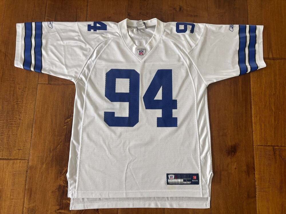 Reebok Dallas Cowboys DeMarcus Ware #94 White NFL Jersey Size L